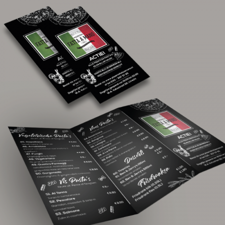 Folder-gevouwen-pizzeria