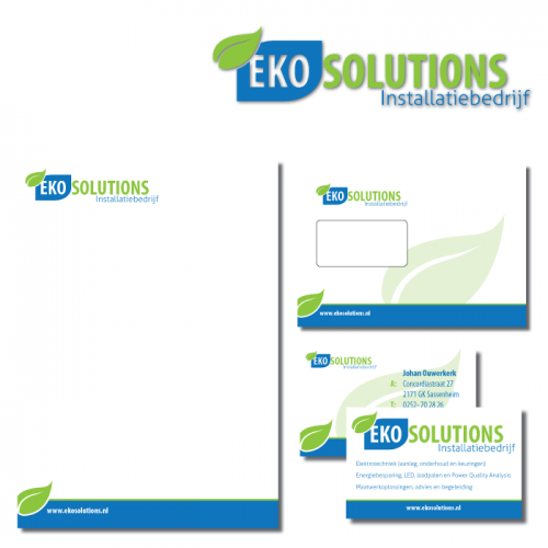 Huisstijl ontwerp Eko Solutions